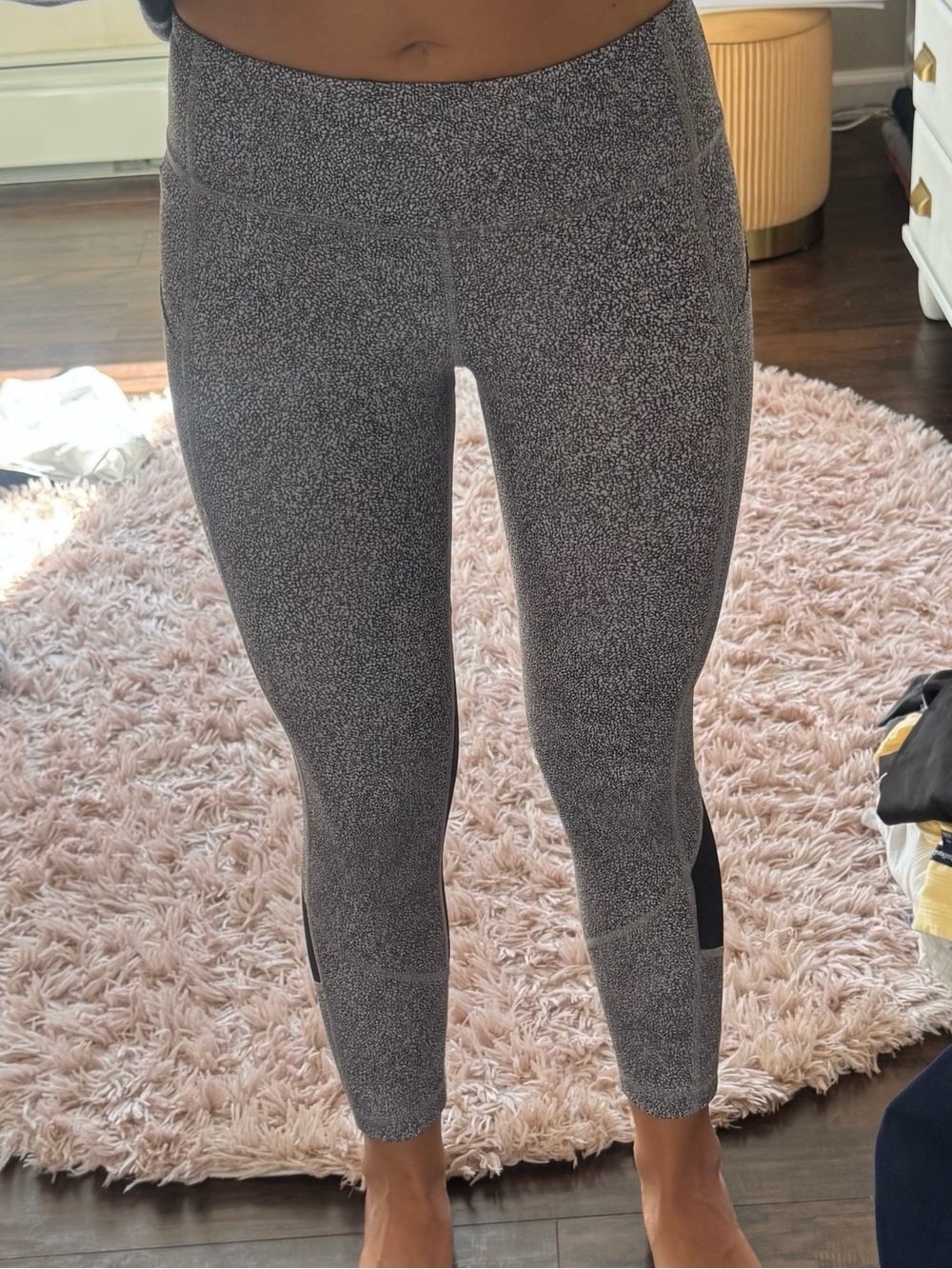 Gray High-Rise Women's Jeggings - Stretch Comfort